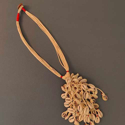 Peru Cowrie Hand Made  Sustainable Fashion Jewelry Neckpiece