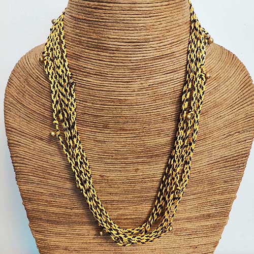 Dori Yellow/Black Neckpiece