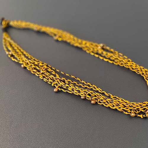 Dori Yellow/Black Neckpiece