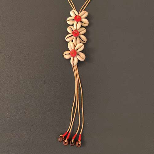 Hawaii Cowrie Hand Made  Sustainable Fashion Jewelry Neckpiece