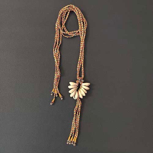 Rabari Beige/Rust Cowrie Neckpiece