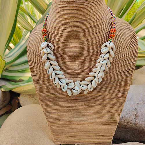 Malabar Cowrie Hand Made Sustainable Fashion Jewelry Neckpiece