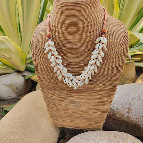 Malabar Cowrie Hand Made Sustainable Fashion Jewelry Neckpiece