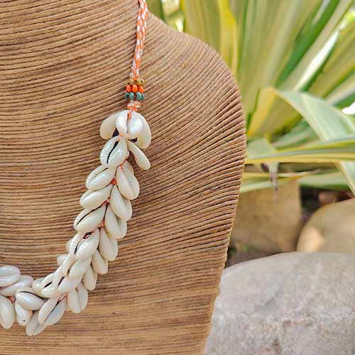 Malabar Cowrie Hand Made Sustainable Fashion Jewelry Neckpiece