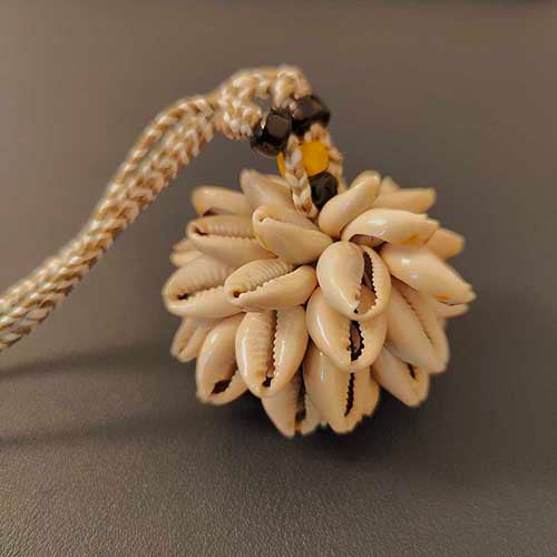 Mozam Cowrie Hand Made  Sustainable Fashion Jewelry Neckpiece