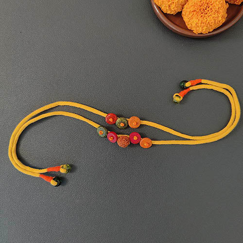 Amber Bracelet Handmade Adult Rakhi set of 2