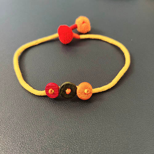 Amber Bracelet Handmade Kids Rakhi