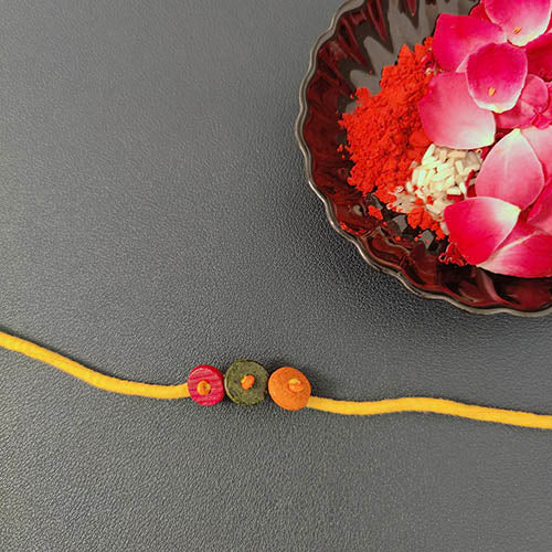 Amber Bracelet Handmade Kids Rakhi