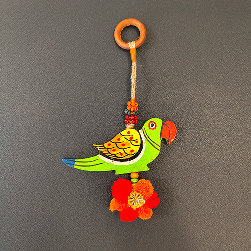 Tota Orange Bird Toran Door Charm