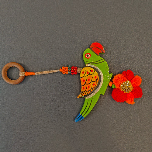 Tota Orange Bird Toran Door Charm