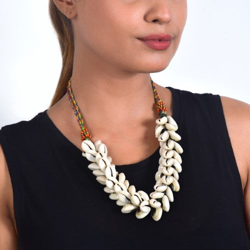 Malabar Cowrie Hand Made Sustainable Fashion Jewelry Neckpiece