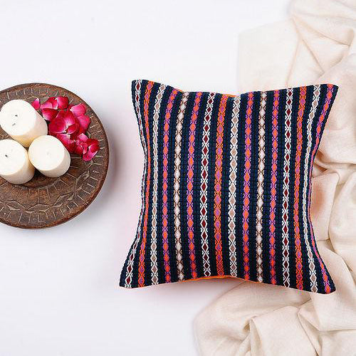 Aztec Stripe Woven Jacquard Cushion