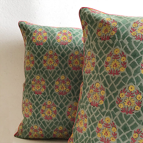 Block Printed Cushion