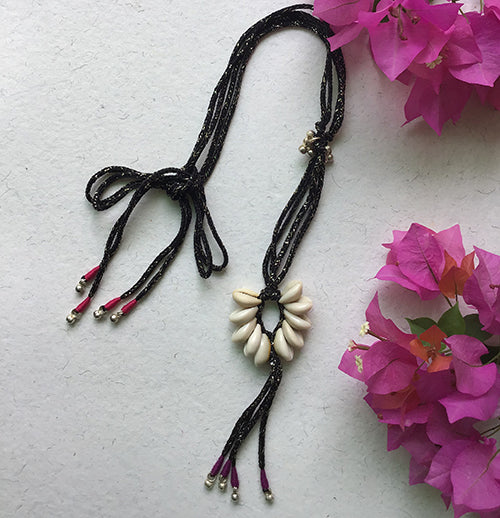 Rabari Black Cowrie Neckpiece