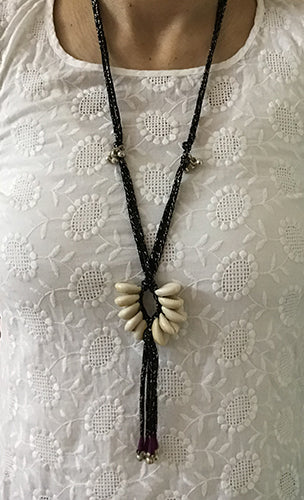 Rabari Black Cowrie Neckpiece