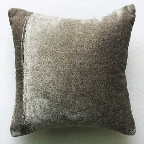 Gunmetal Beauty Banjara Hand Embroidered Cushion Cover