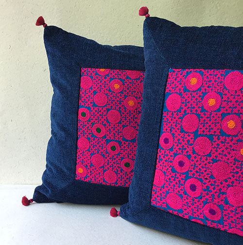 Kutch Banjara Hand Embroidered Cushion Cover