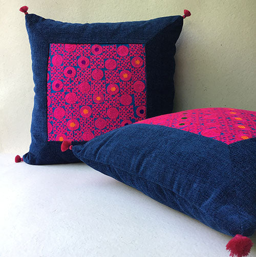 Kutch Banjara Hand Embroidered Cushion Cover