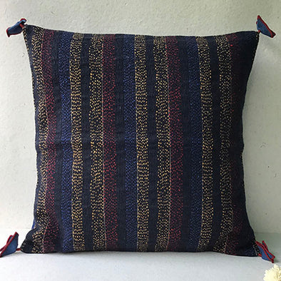 Kantha Woven jacquard cushion