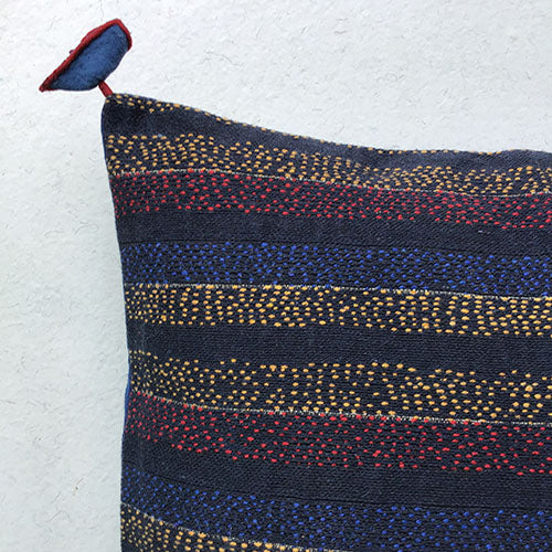 Kantha Woven jacquard cushion