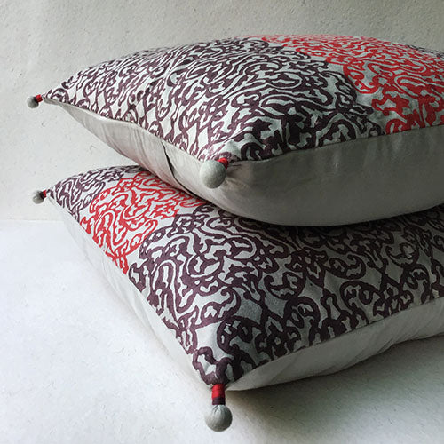 Ottoman Impressions Block Printed Cushion