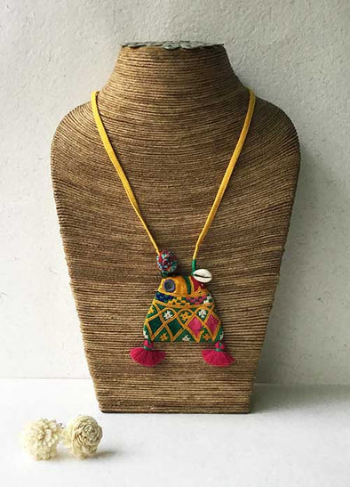 Kutchi Hand Embroidered  Sustainable Fashion Jewelry Neckpiece