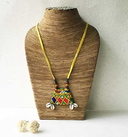 Kheda Hand Embroidered  Sustainable Fashion Jewelry Neckpiece