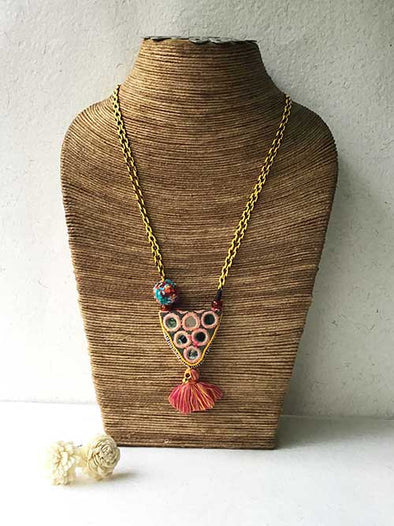 Heer Hand Embroidered  Sustainable Fashion Jewelry Neckpiece