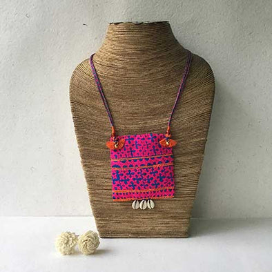 Bhuj Hand Embroidered  Sustainable Fashion Jewelry Neckpiece