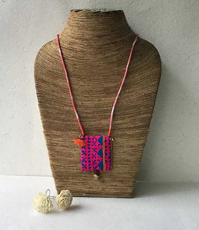 Soofi Hand Embroidered  Sustainable Fashion Jewelry Neckpiece