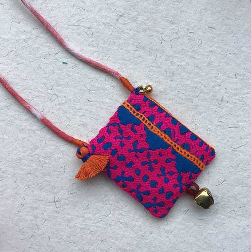 Soofi Hand Embroidered  Sustainable Fashion Jewelry Neckpiece