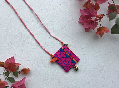 Soofi Hand Embroidered  Sustainable Fashion Jewelry Neckpiece