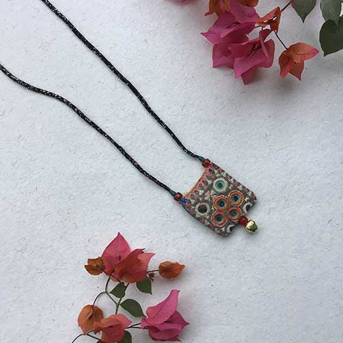 Banni Hand Embroidered  Sustainable Fashion Jewelry Neckpiece