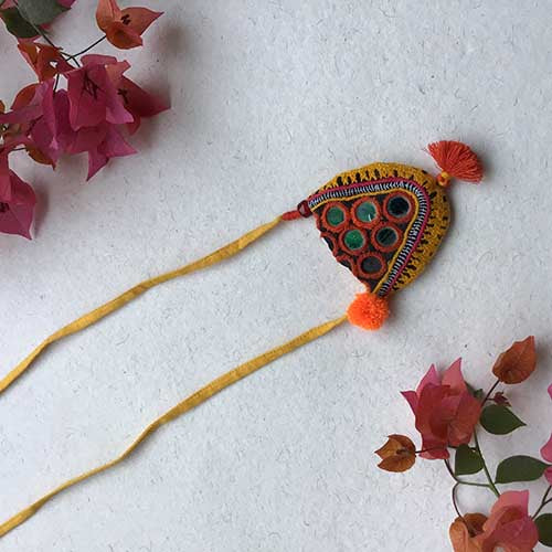 Khel Hand Embroidered  Sustainable Fashion Jewelry Neckpiece