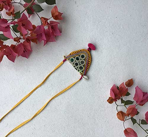 Paako Hand Embroidered Sustainable Fashion Jewelry Neckpiece