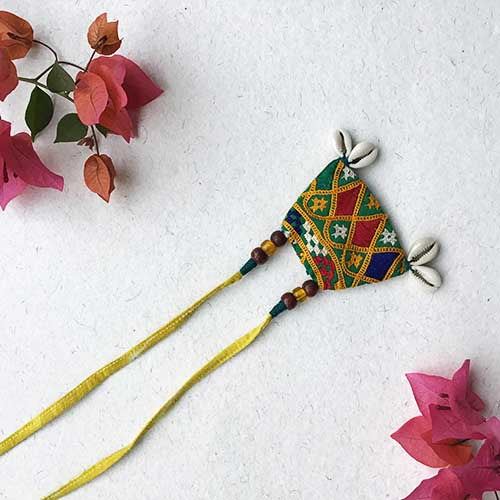 Kheda Hand Embroidered  Sustainable Fashion Jewelry Neckpiece