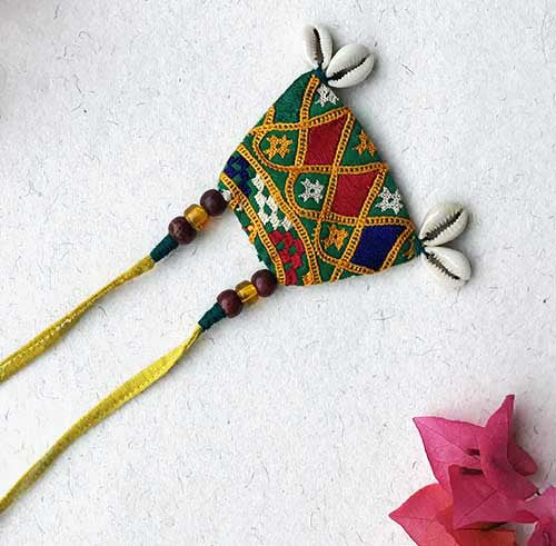 Kheda Hand Embroidered  Sustainable Fashion Jewelry Neckpiece