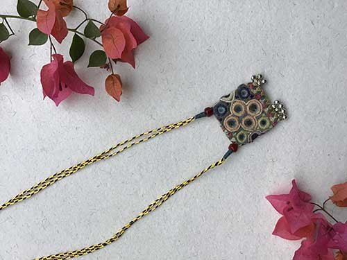 Rebari Hand Embroidered  Sustainable Fashion Jewelry Neckpiece