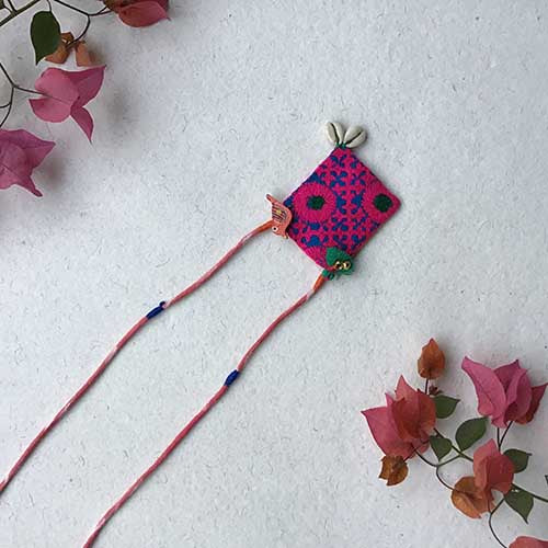 Gulabee Hand Embroidered  Sustainable Fashion Jewelry Neckpiece