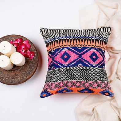 Loom Woven jacquard cushion